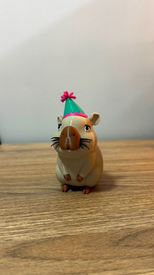 Capibara de cumpleaños